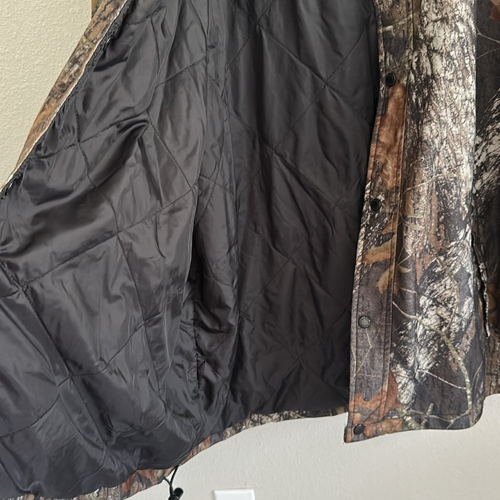 Mens Stearns Dry-wear Mossy Oak hunting cammo quilted jacket XL - Picture 6 of 7